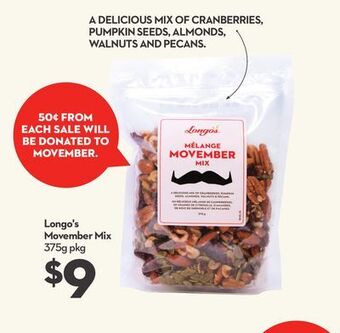 Longo's Longo's movember mix offer
