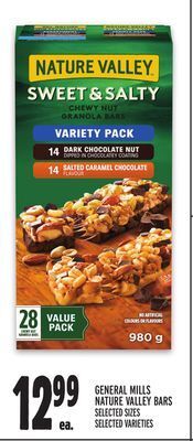Metro General mills nature valley bars offer