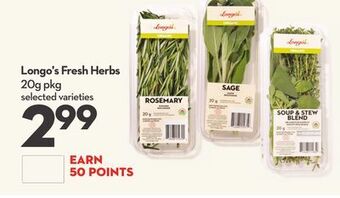 Longo's Longo's fresh herbs offer
