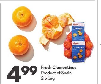 Longo's Fresh clementines offer