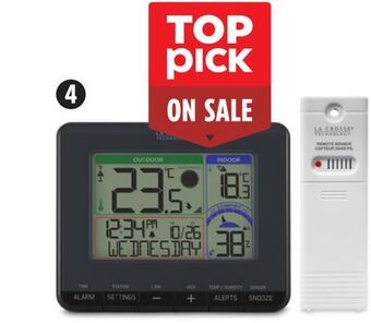 Canadian Tire La crosse wireless digital forecasting thermometer offer