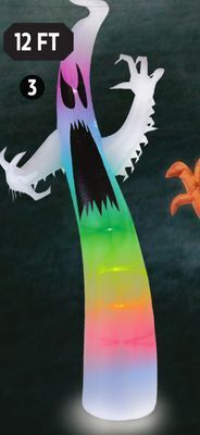 Canadian Tire Inflatable colour-changing ghost offer