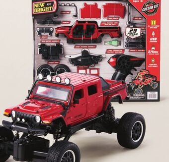 Walmart New bright 1:18 scale jeep gladiator mod shop radio-controlled truck offer