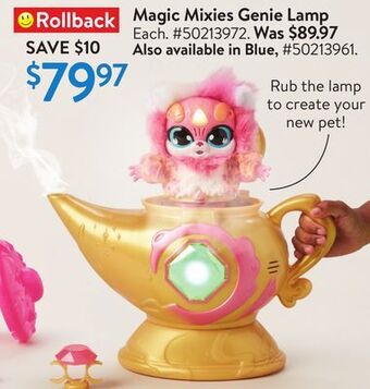 Walmart Magic mixies genie lamp offer