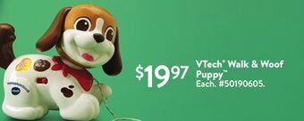 Walmart Vtech walk & woof puppy offer
