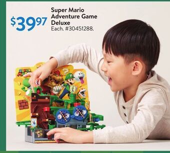 Walmart Super mario adventure game deluxe offer