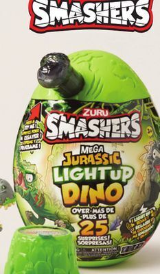 Walmart Smashers mega jurassic light-up dino egg by zuru offer