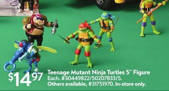 Walmart Teenage mutant ninja turtles 5 figure offer