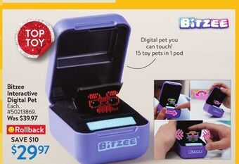 Walmart Bitzee interactive digital pet offer