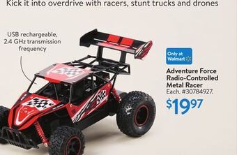 Walmart Adventure force radio-controlled metal racer offer