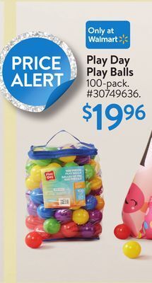 Walmart Play day play balls offer