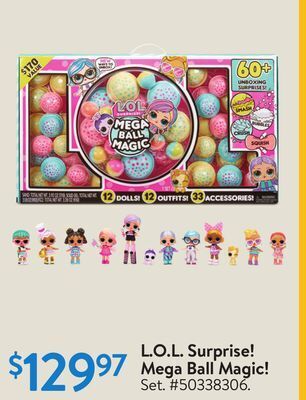 Walmart L.o.l. surprise! mega ball magic! offer