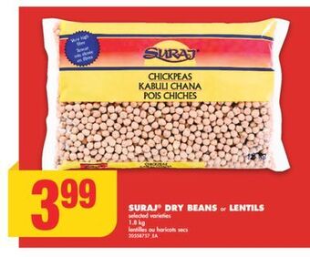 No Frills Suraj dry beans or lentils, 1.8 kg offer