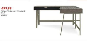Staples Whalen timbercrest collection l desk offer