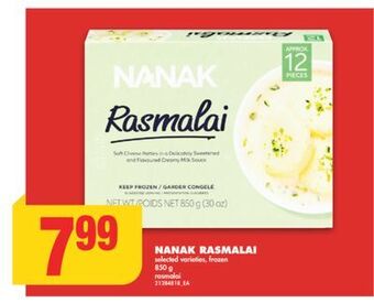 No Frills Nanak rasmalai, 850 g offer