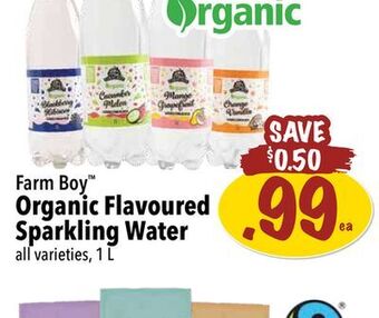 Farm Boy Farm boy organic flavoured sparkling water offer