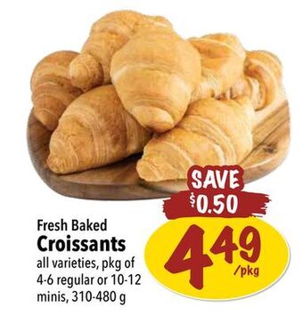 Farm Boy Fresh baked croissants offer