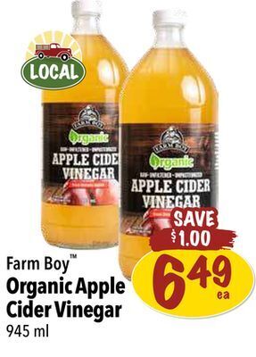 Farm Boy Farm boy organic apple cider vinegar offer