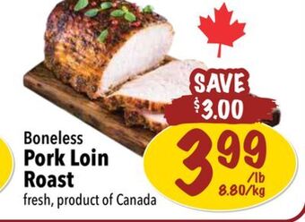 Farm Boy Boneless pork loin roast offer