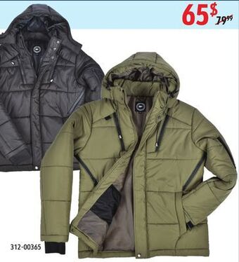 Sushi Shop Men's winter parka coat offer