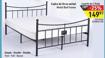 Sushi Shop Metal bed frame offer
