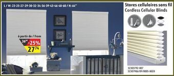 Sushi Shop Cordless cellular blinds offer