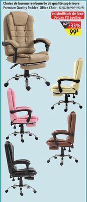 Sushi Shop Premium quality padded office chair offer