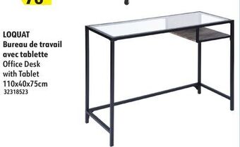 Sushi Shop Office desk with tablet offer