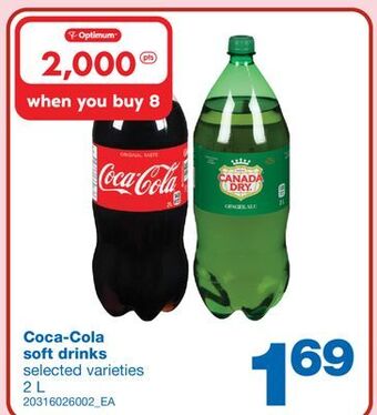 Wholesale Club Coca-cola soft drinks, 2 l offer