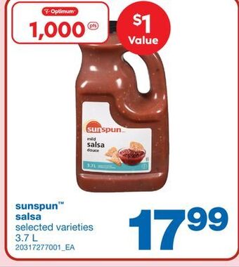 Wholesale Club Sunspun salsa, 3.7 l offer