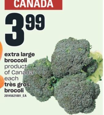Valu-mart Très gros brocoli offer