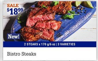 M & M Food Market Bistro steaks offer