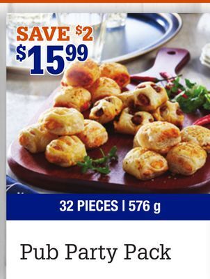 M & M Food Market Pub party pack offer