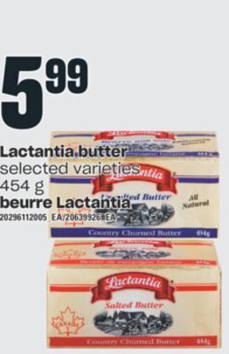 Valu-mart Beurre lactantia, 454 g offer