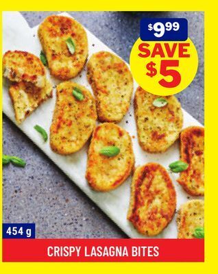 M & M Food Market Crispy lasagna bites offer