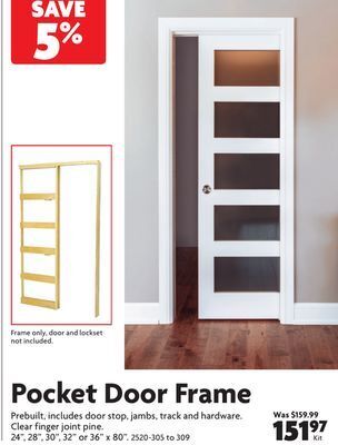 Home Hardware Pocket door frame offer