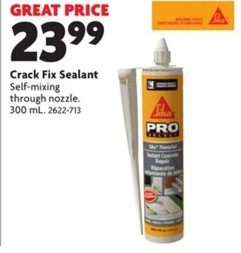 Home Hardware Crack fix sealant offer