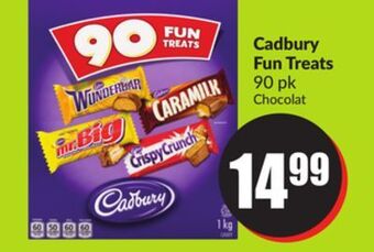 FreshCo Cadbury fun treats 90 pk offer
