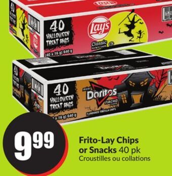 FreshCo Frito-lay chips or snacks 40 pk offer