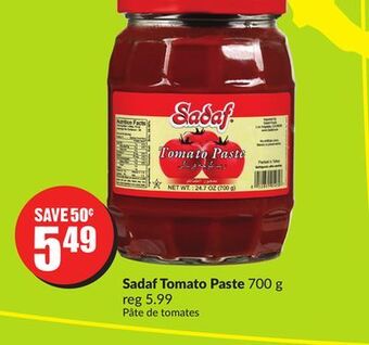 FreshCo Sadaf tomato paste 700 g offer