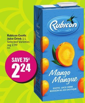FreshCo Rubicon exotic juice drink 1 l selected varieties offer