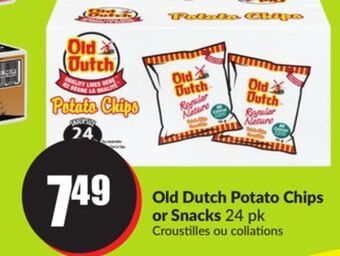 FreshCo Old dutch potato chips or snacks 24 pk offer