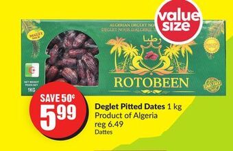 FreshCo Deglet pitted dates 1 kg offer