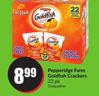 FreshCo Pepperidge farm goldfish crackers 22 pk offer