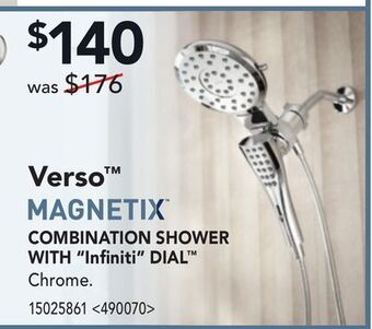 RONA Moen verso magnetix combination shower with infiniti dial offer