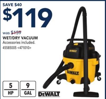 RONA Wet dry vacuum offer