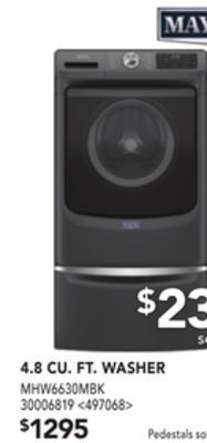 RONA Maytag 4.8 cu. ft.washer offer