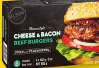 Giant Tiger Belmont meats burgers offer