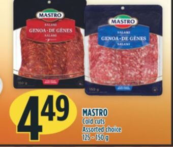 Marché Adonis Mastro cold cuts offer