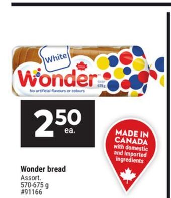 Giant Tiger Wonder bread offer
